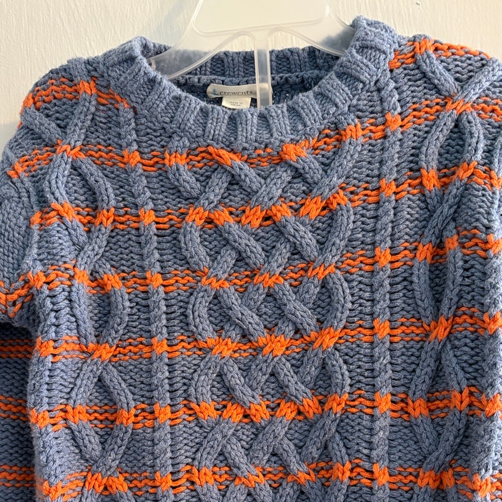 Blue and Orange Striped J.Crew Crewcuts Sweater
